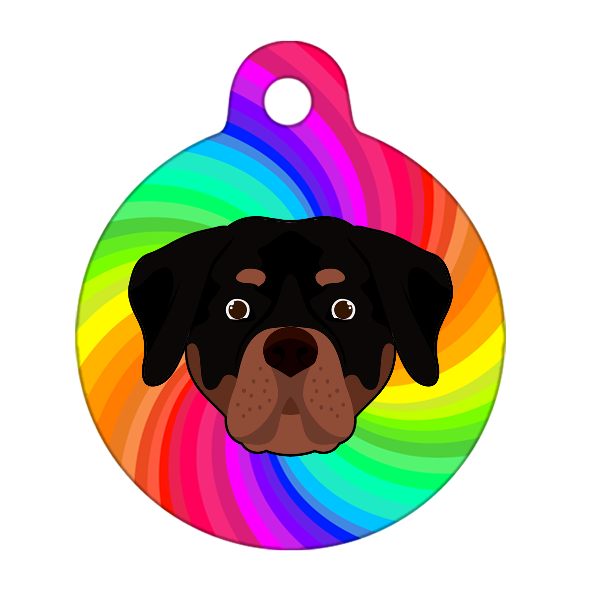 31mm Diameter Medium Size - Rottweiler Dog