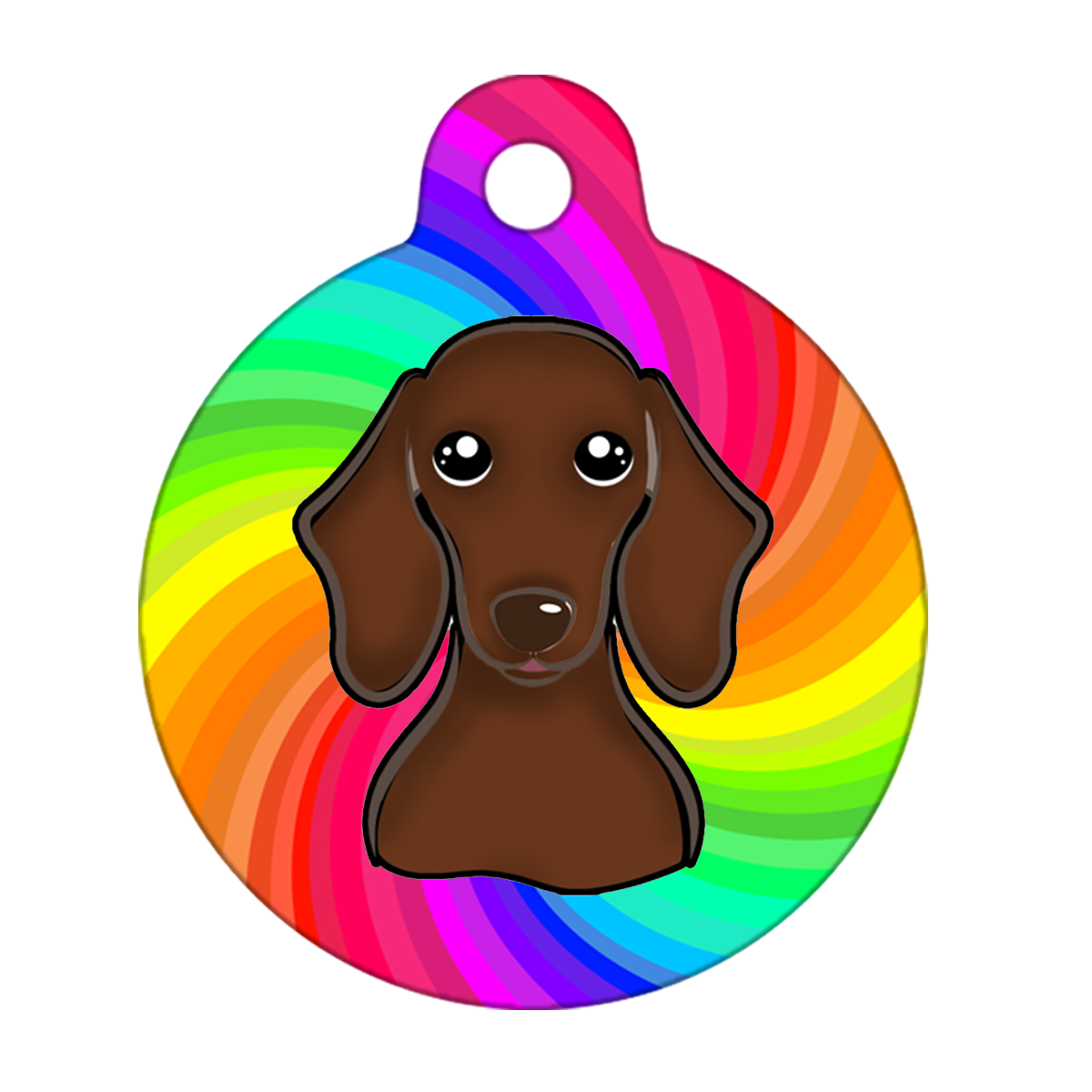 31mm Diameter Medium Size - Dachshund Dog