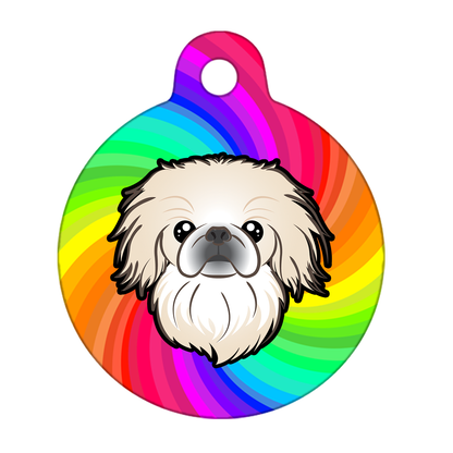 38mm Diameter Large Size - Pekingese Dog