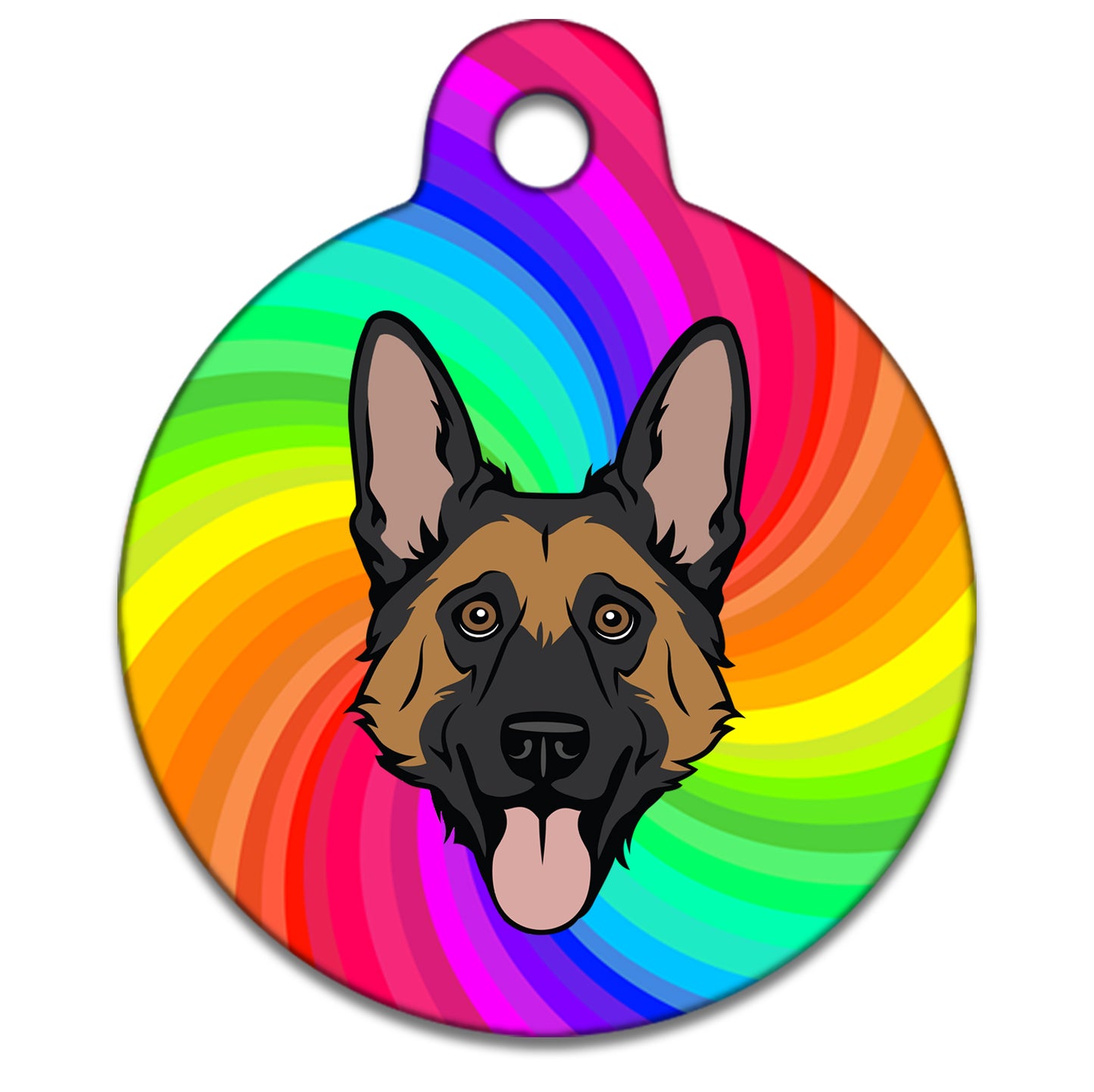 19mm Diameter Tiny Size - German Shepherd Dog