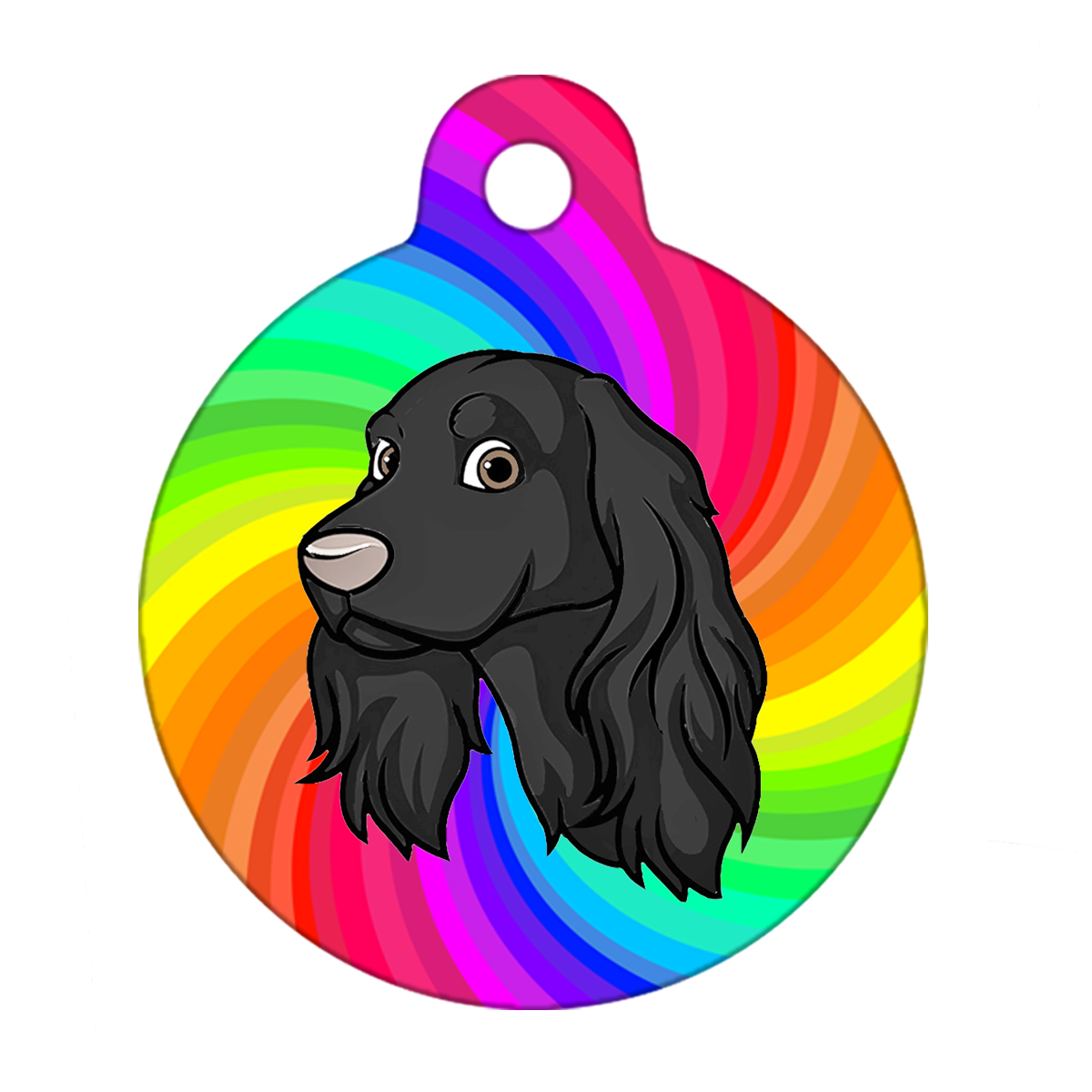 38mm Diameter Large Size - Cocker Spaniel Design