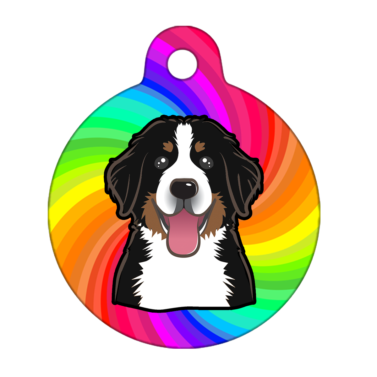 19mm Diameter Tiny Size - Bernese Mountain Dog