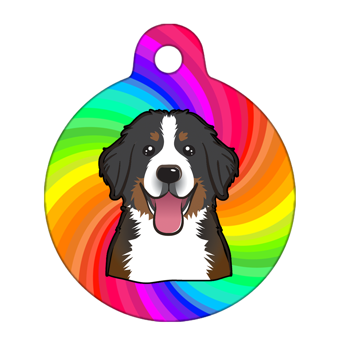 19mm Diameter Tiny Size - Bernese Mountain Dog