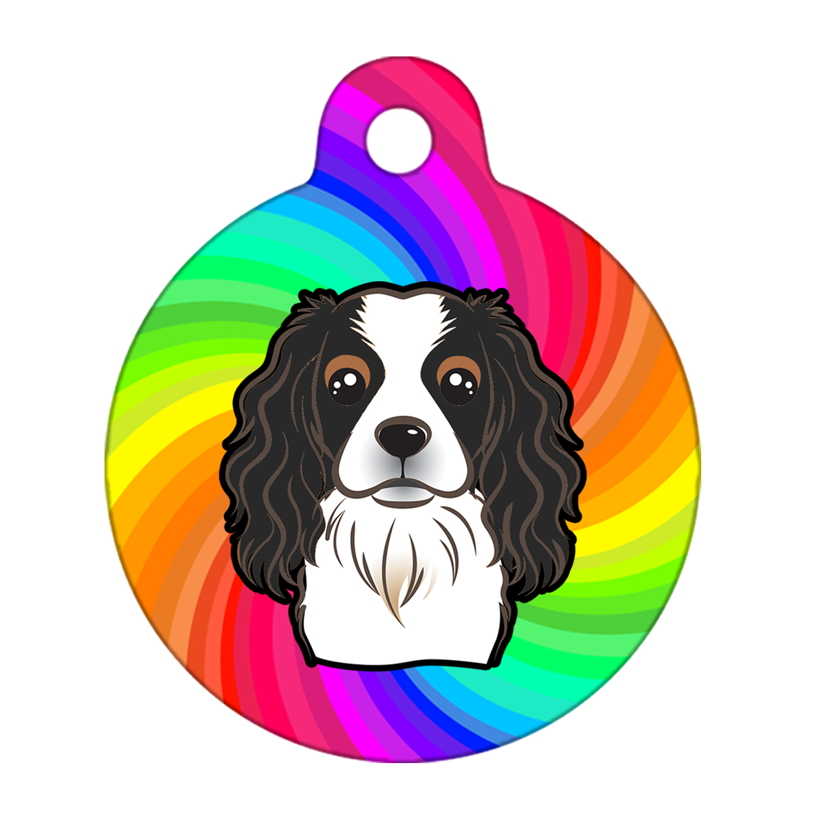 38mm Diameter Large Size - Cavalier King Charles Spaniel Dog