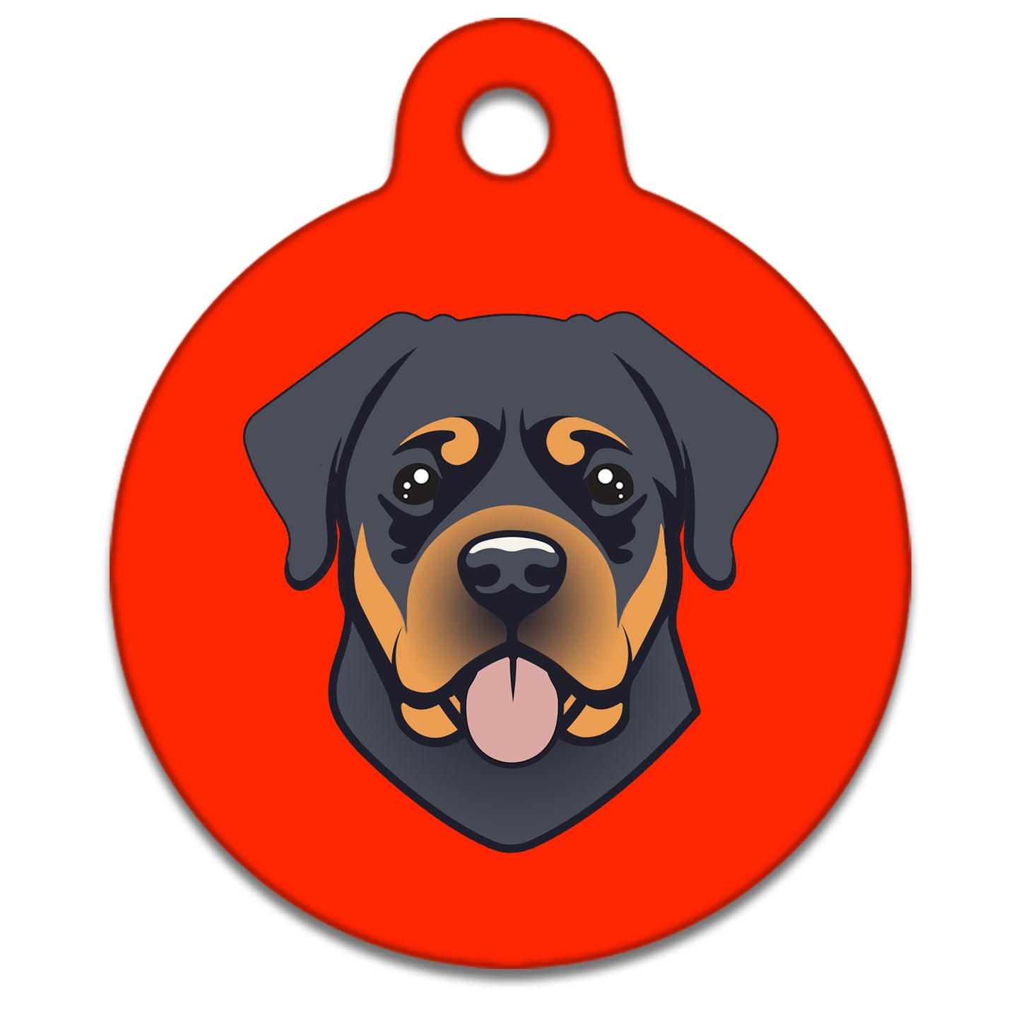 19mm Diameter Tiny Size - Rottweiler Dog