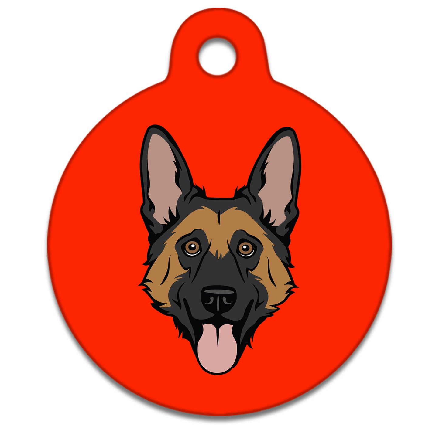 19mm Diameter Tiny Size - German Shepherd Dog