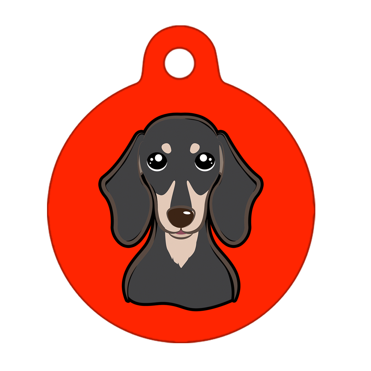 31mm Diameter Medium Size - Dachshund Dog