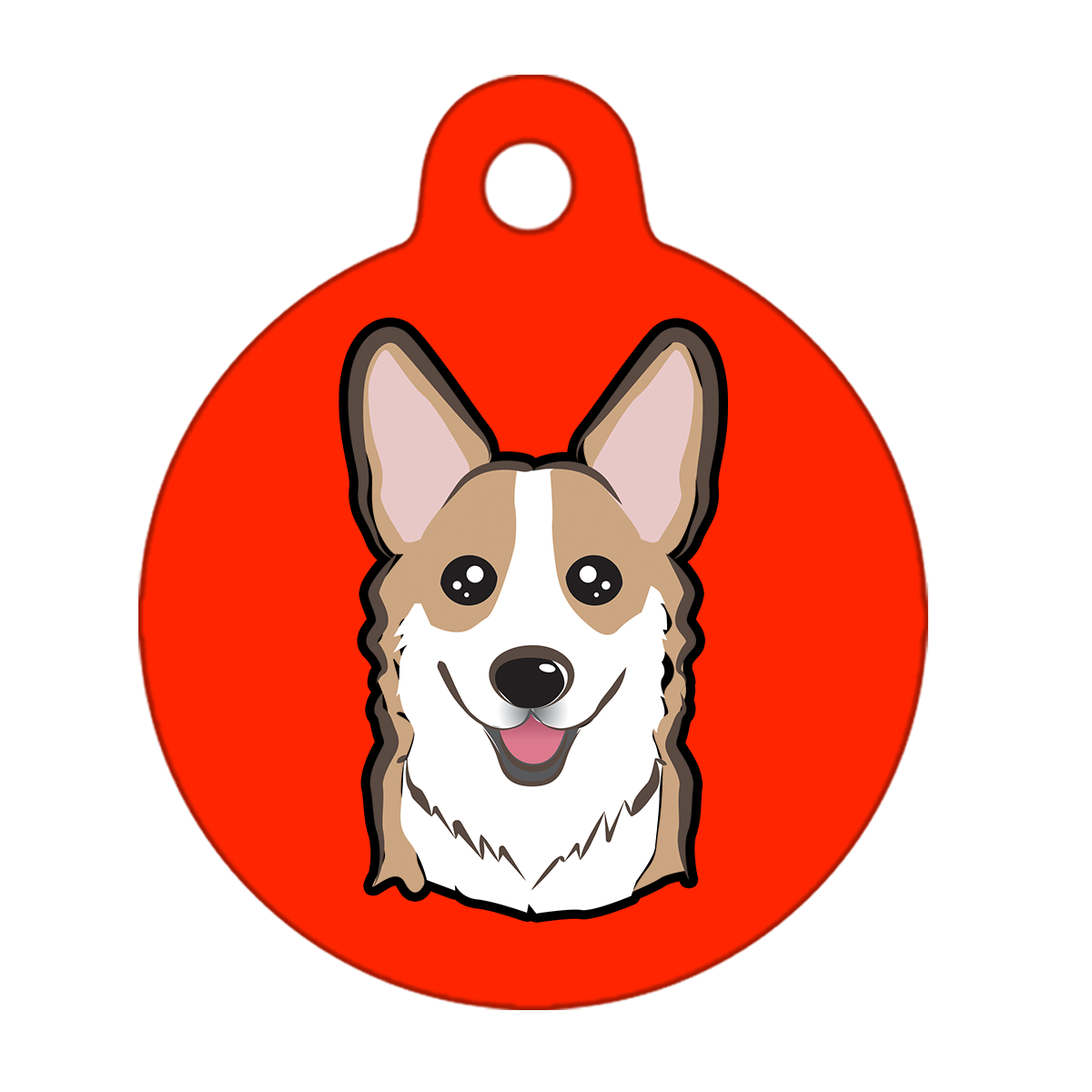 38mm Diameter Large Size - Corgi Dog