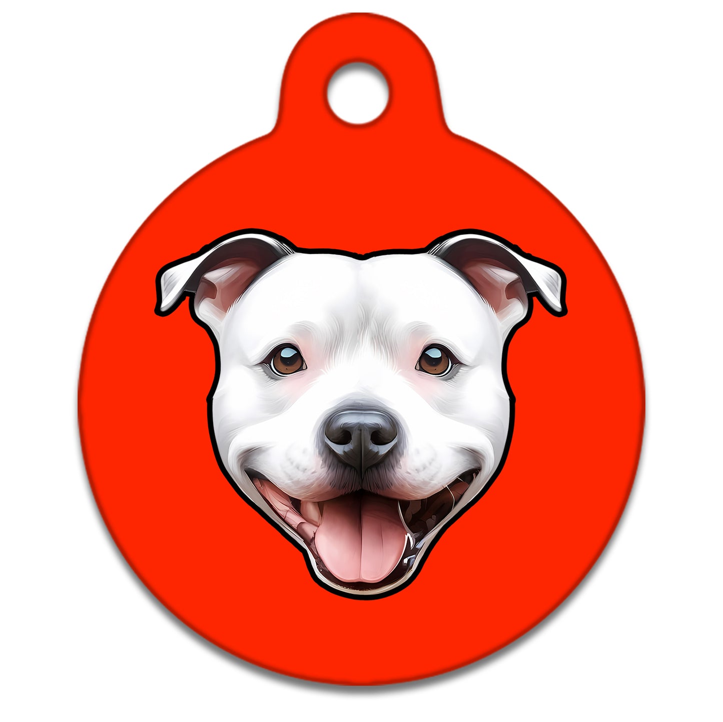 38mm Diameter Large Size - Staffie Dog