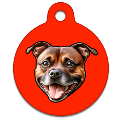 31mm Diameter Medium Size - Staffie Dog