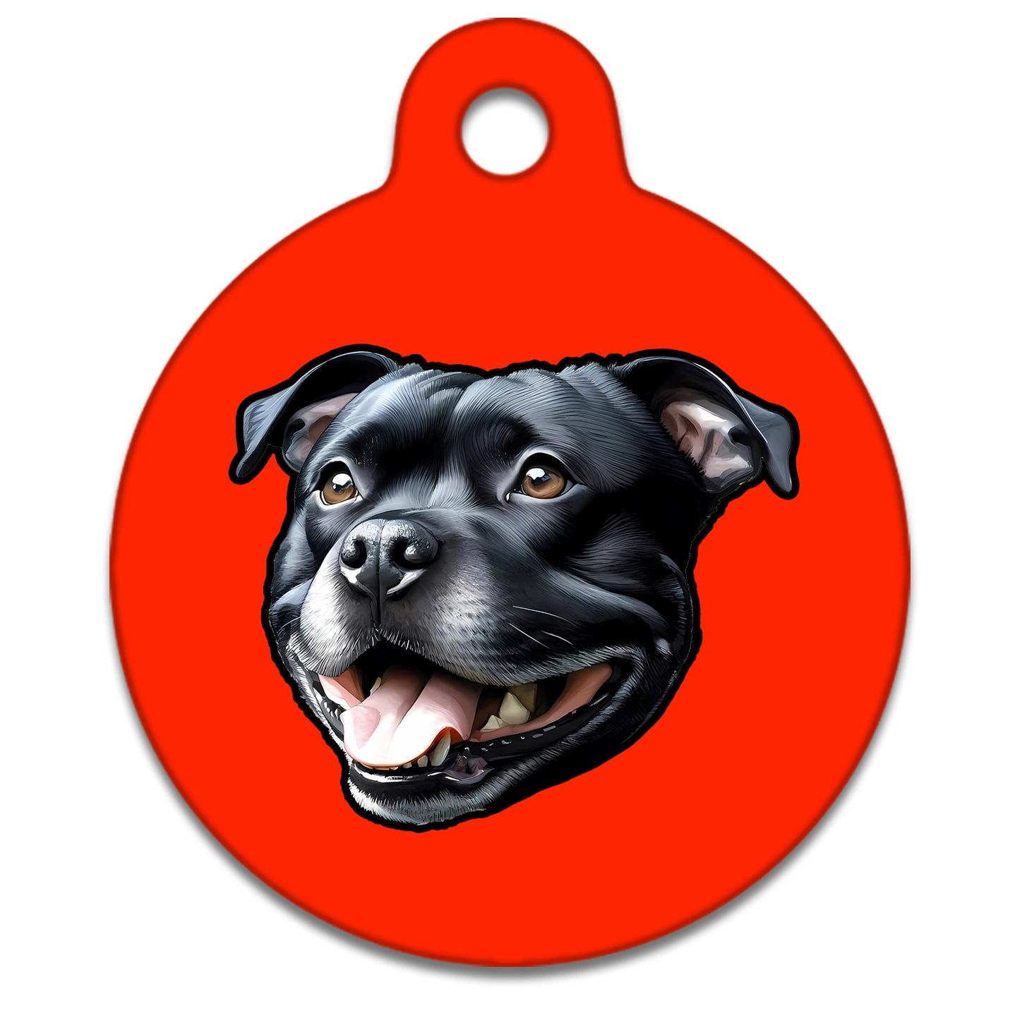 31mm Diameter Medium Size - Staffie Dog