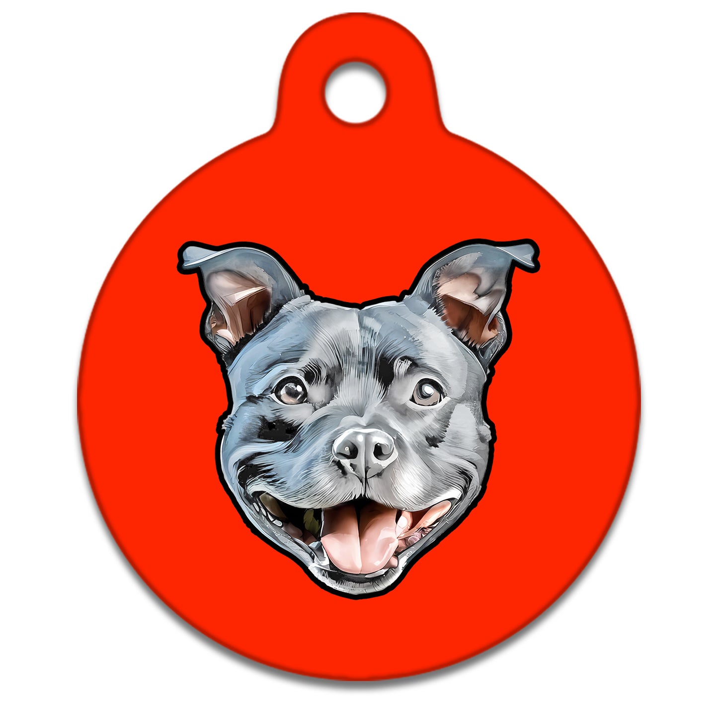 38mm Diameter Large Size - Staffie Dog