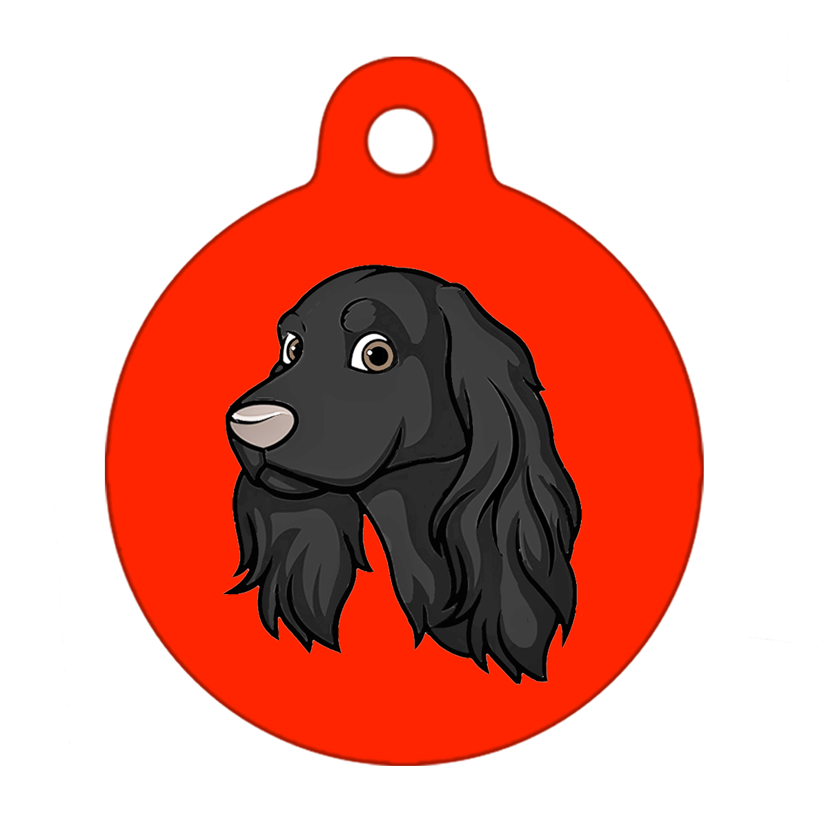 38mm Diameter Large Size - Cocker Spaniel Design