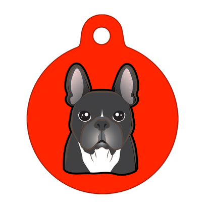 38mm Diameter Large Size - French Bulldog Design