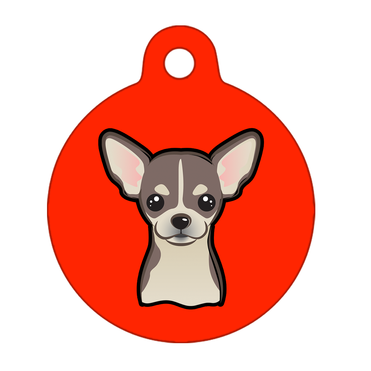 19mm Diameter Tiny Size - Chihuahua Dog