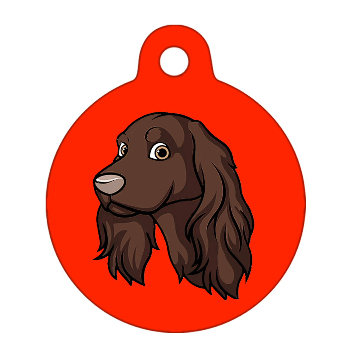 38mm Diameter Large Size - Cocker Spaniel Design