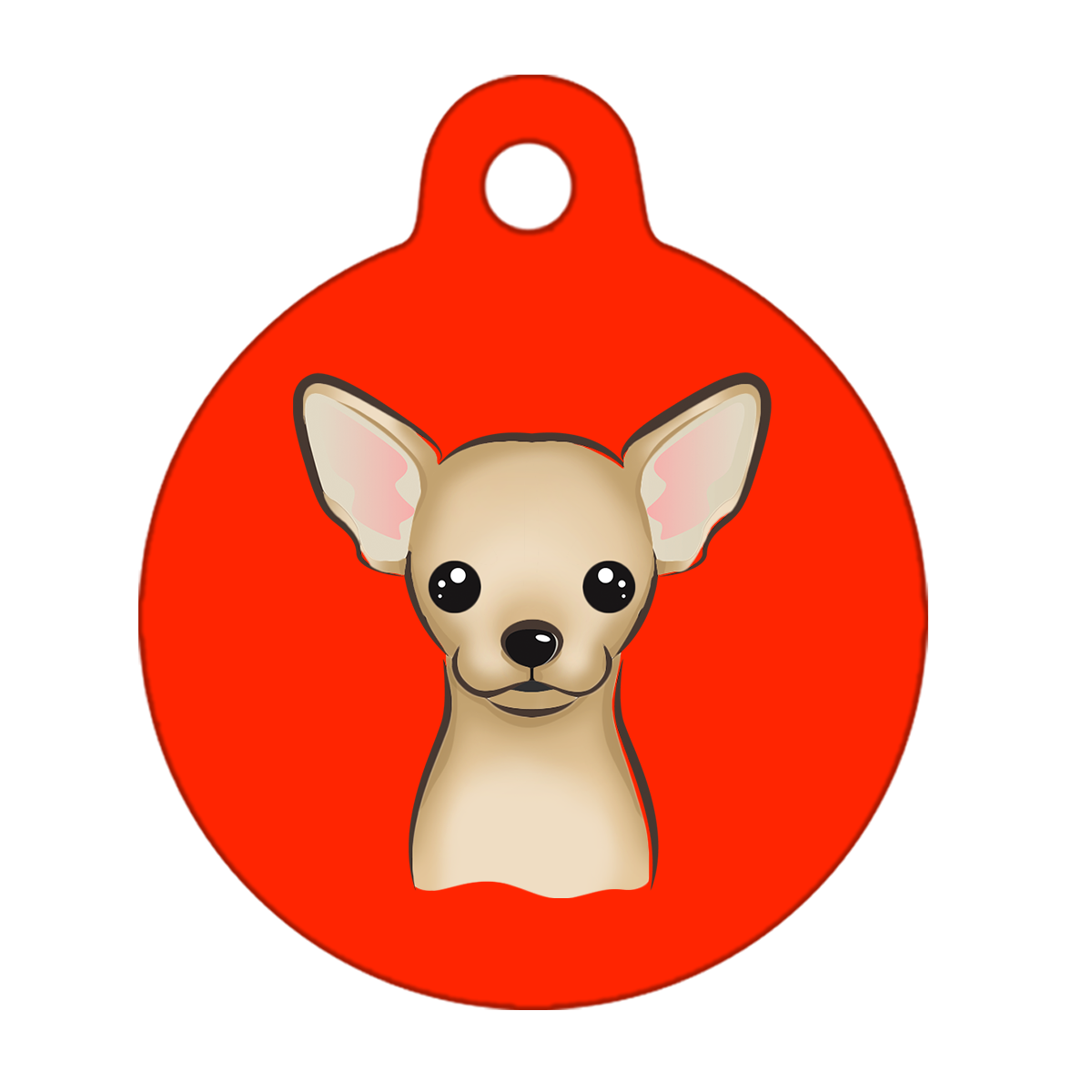 25mm Diameter Small Size - Chihuahua Dog