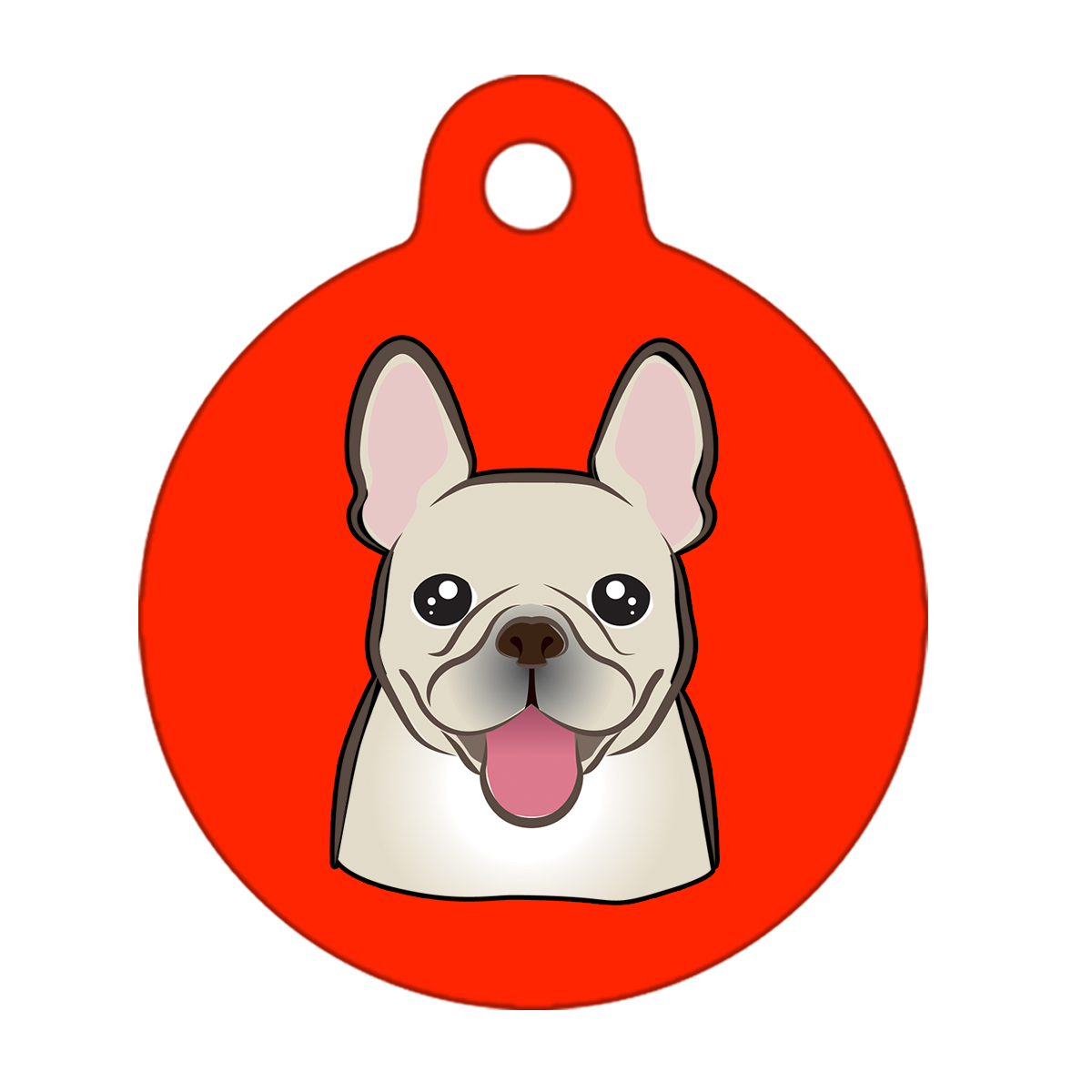 31mm Diameter Medium Size - French Bulldog Design