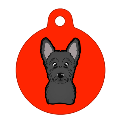 25mm Diameter Small Size - Scottish Terrier Dog