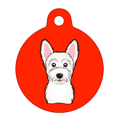 25mm Diameter Small Size - Scottish Terrier Dog