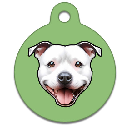 38mm Diameter Large Size - Staffie Dog