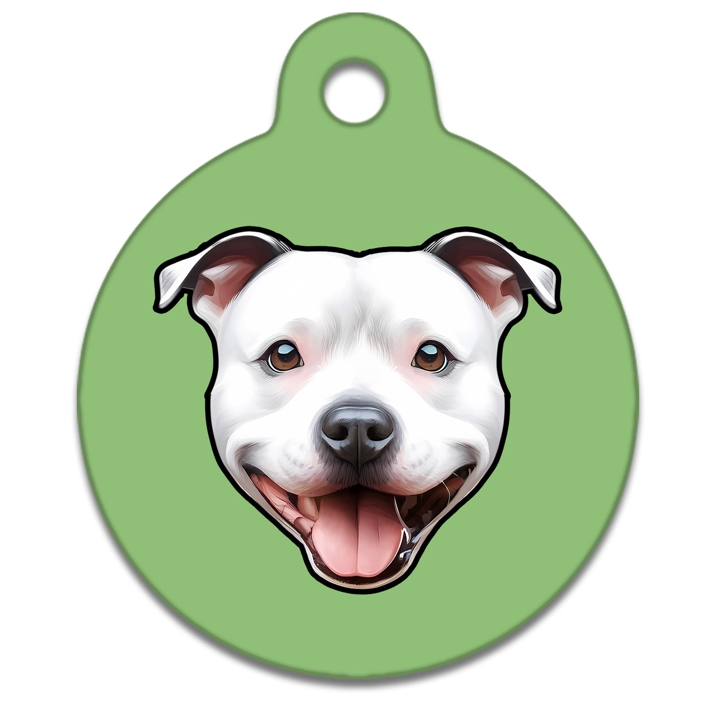 31mm Diameter Medium Size - Staffie Dog