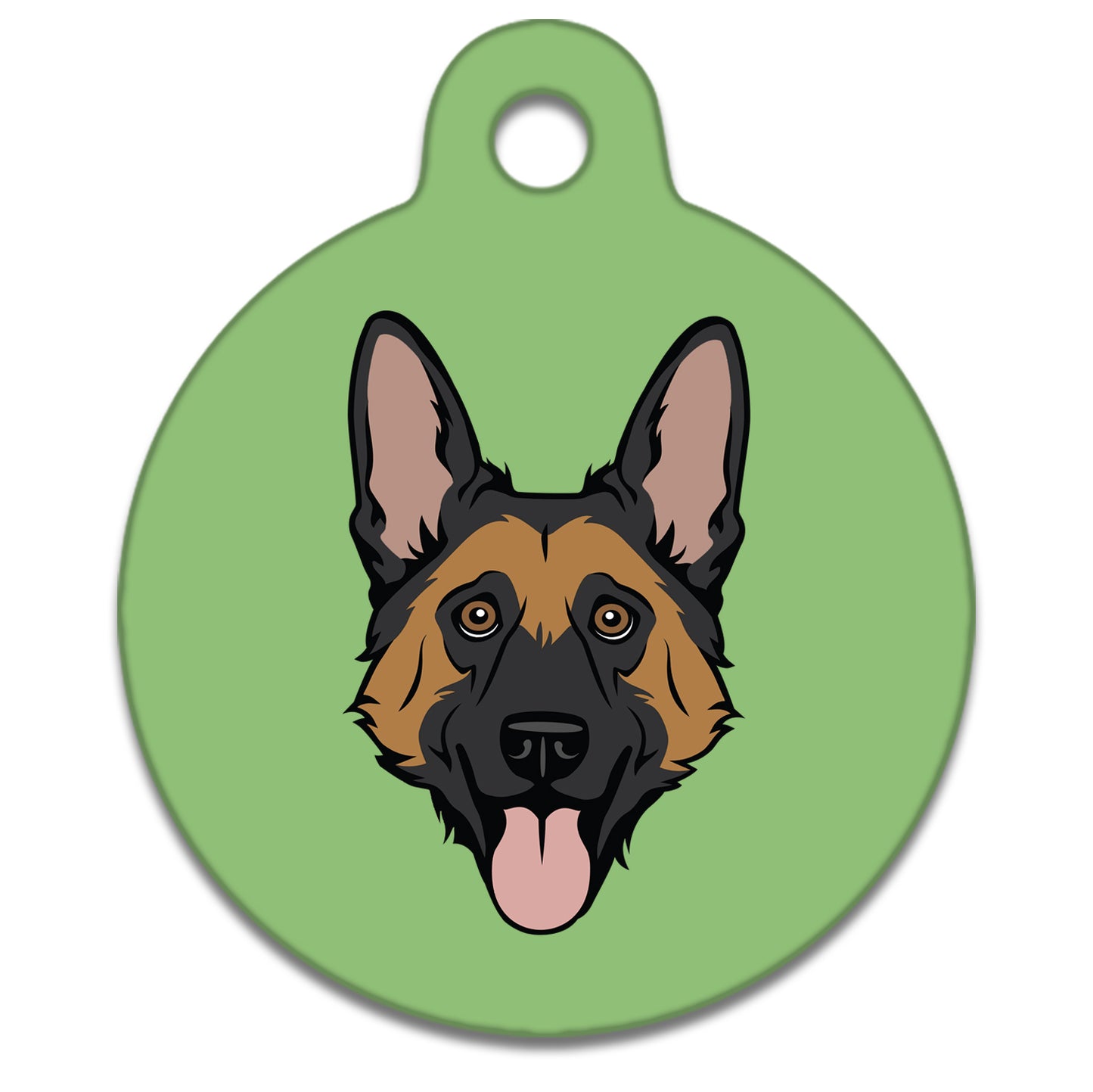 19mm Diameter Tiny Size - German Shepherd Dog