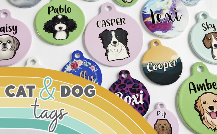 Navy - Pet ID Tag