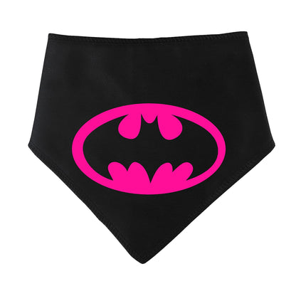 Batdog Pink Superhero Dog Bandana