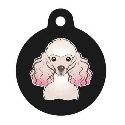 38mm Diameter Large Size - Poodle Design