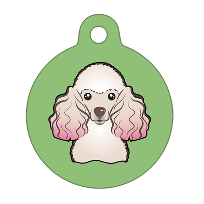 19mm Diameter Tiny Size - Poodle Design