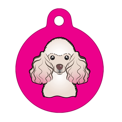 19mm Diameter Tiny Size - Poodle Design