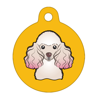 19mm Diameter Tiny Size - Poodle Design