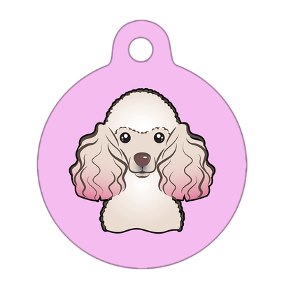 19mm Diameter Tiny Size - Poodle Design