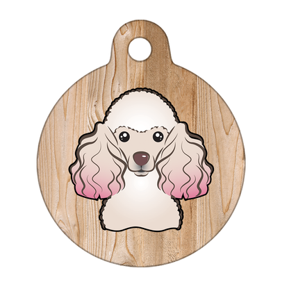 19mm Diameter Tiny Size - Poodle Design