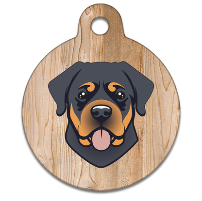 19mm Diameter Tiny Size - Rottweiler Dog