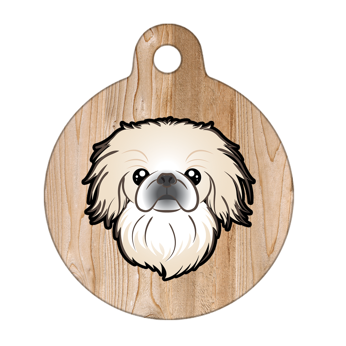 38mm Diameter Large Size - Pekingese Dog