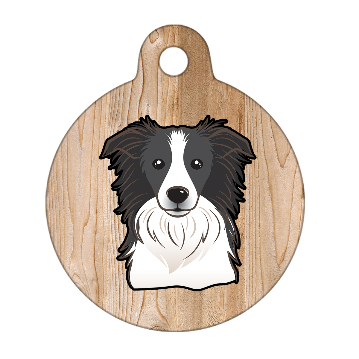 25mm Diameter Small Size - Border Collie Dog
