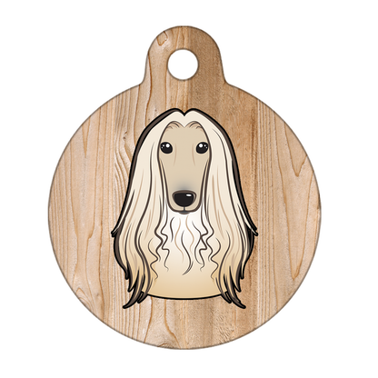 38mm Diameter Large Size - Afghan Hound Dog