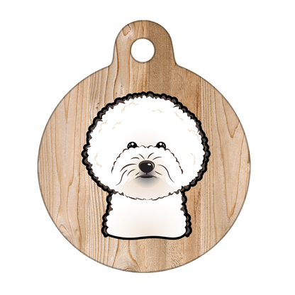 25mm Diameter Small Size - Bichon Frise Dog