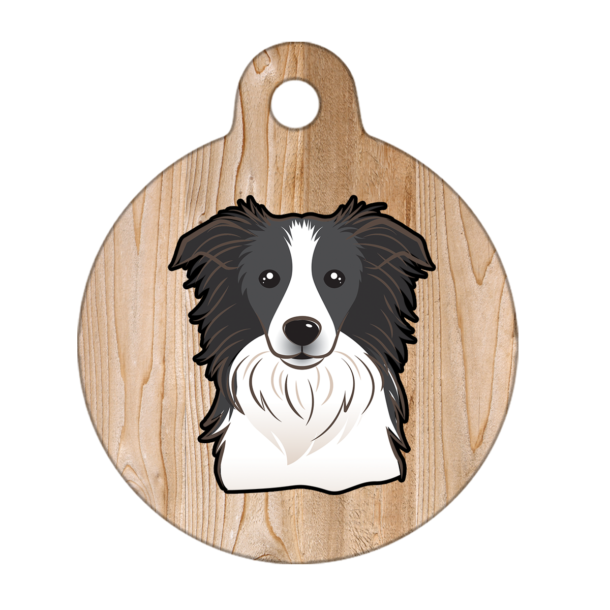 38mm Diameter Large Size - Border Collie Dog