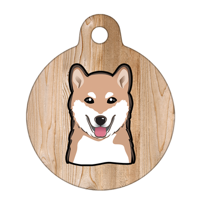 19mm Diameter Tiny Size - Shiba Inu Dog