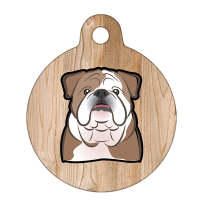 31mm Diameter Medium Size - Bulldog Dog