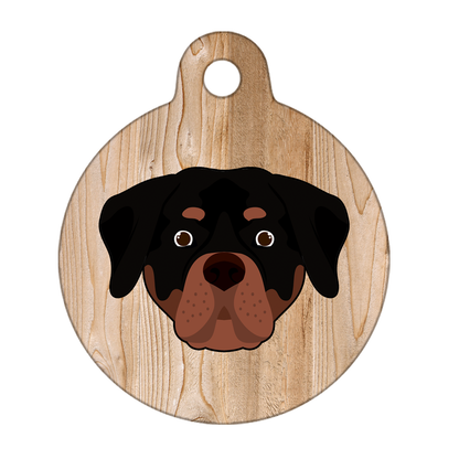 25mm Diameter Small Size - Rottweiler Dog