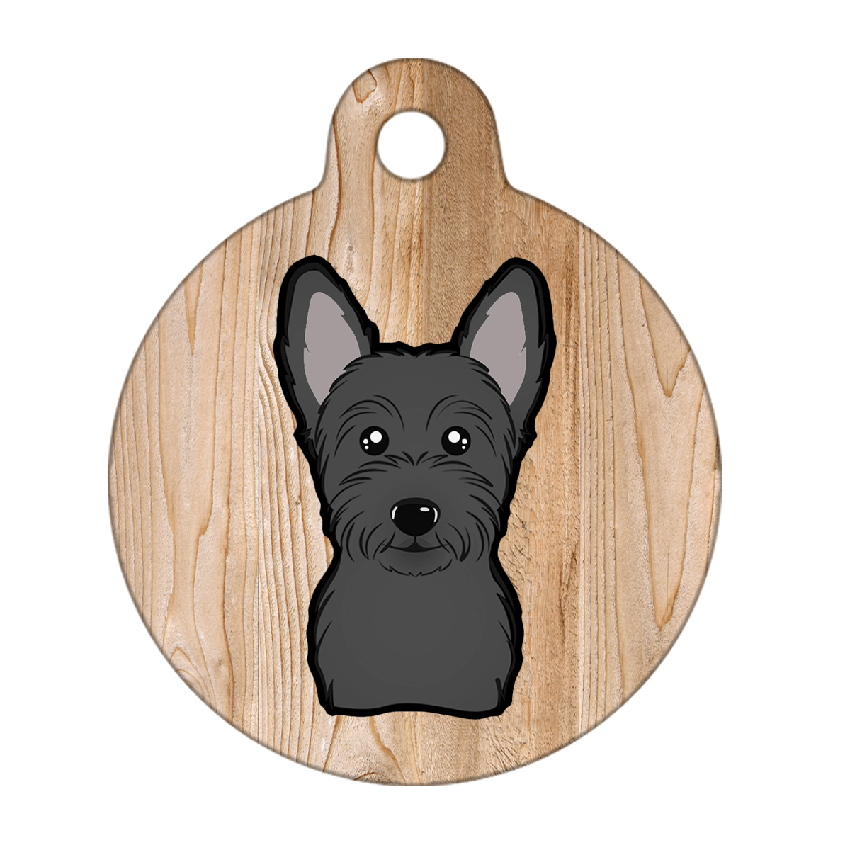 25mm Diameter Small Size - Scottish Terrier Dog