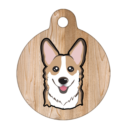 38mm Diameter Large Size - Corgi Dog