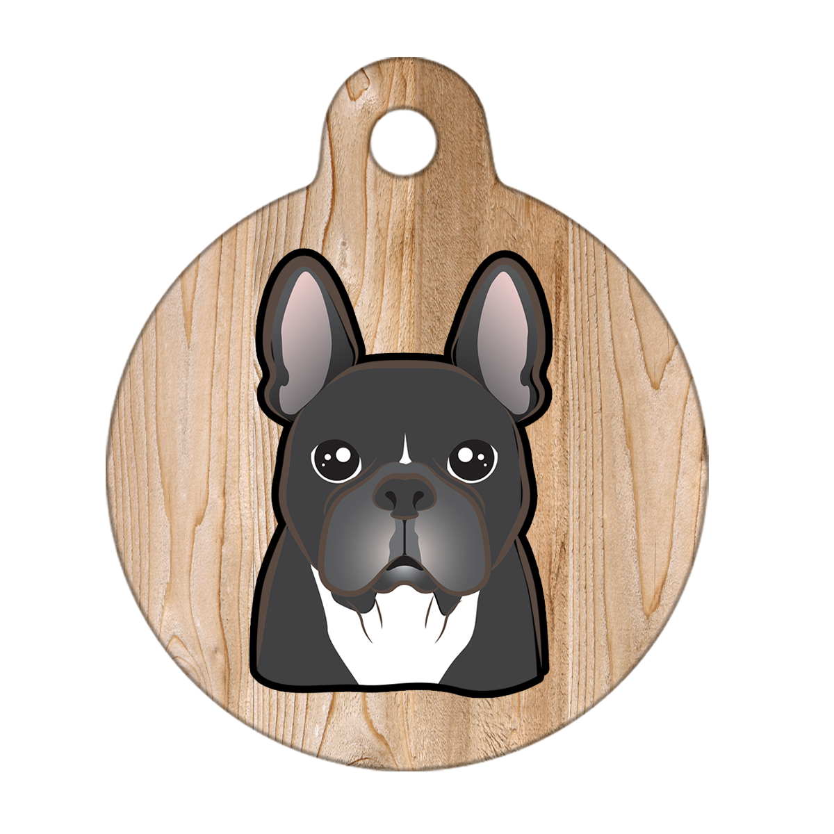 38mm Diameter Large Size - French Bulldog Design