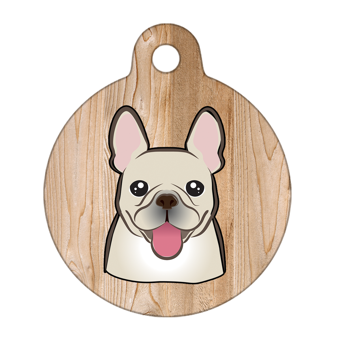 38mm Diameter Large Size - French Bulldog Design