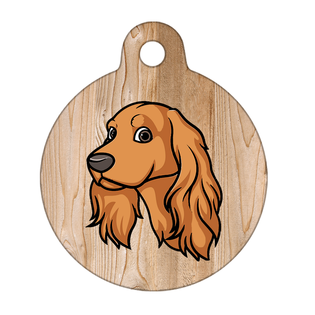 38mm Diameter Large Size - Cocker Spaniel Design