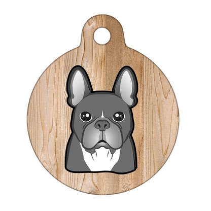 38mm Diameter Large Size - French Bulldog Design